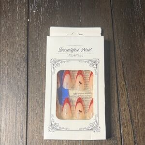 Cherry press on nails